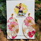 Pink Floral Statement Earrings Collection 🌸✨