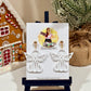 Heavenly White Angel Dangle Earrings