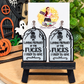 In Loving Memory of the F*cks I Used to Give Tombstone Earrings | Funny Halloween Earrings
