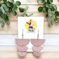 Mauve Matte Dangles