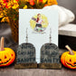 "Here Lies My Sanity" Tombstone Earrings