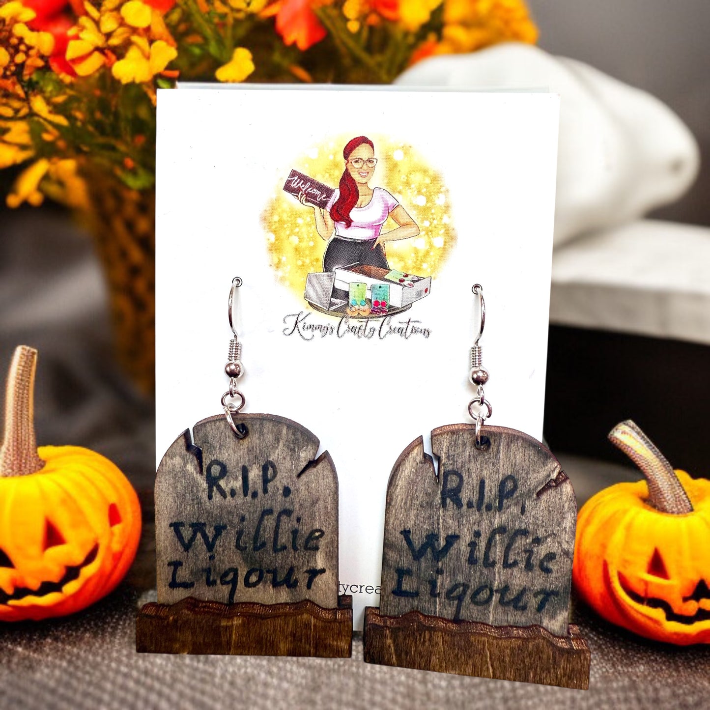Halloween T.S. Funny Earrings