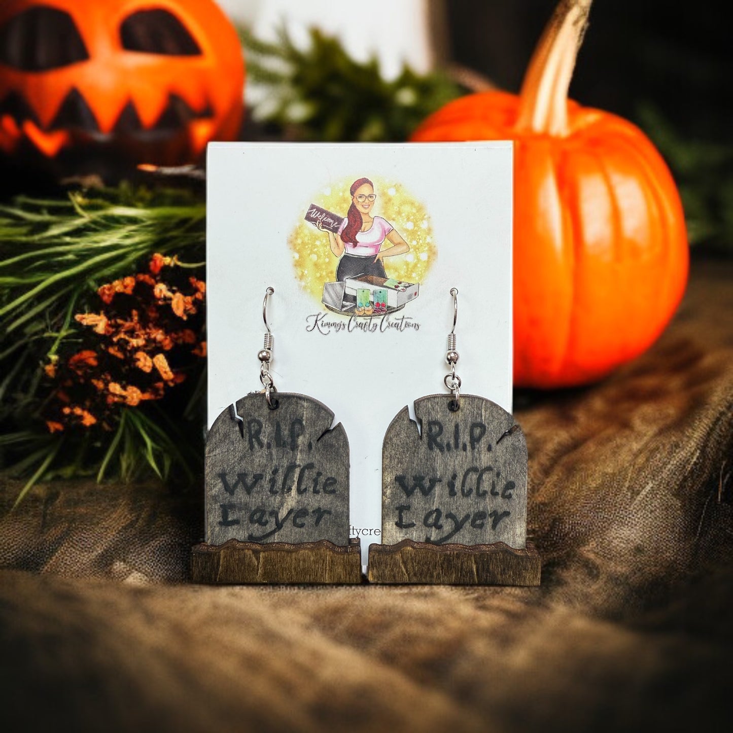 Halloween T.S. Funny Earrings