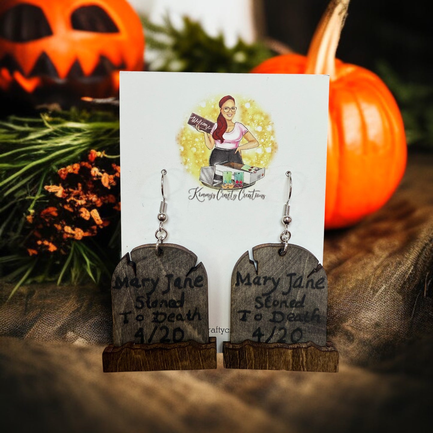 Halloween T.S. Funny Earrings