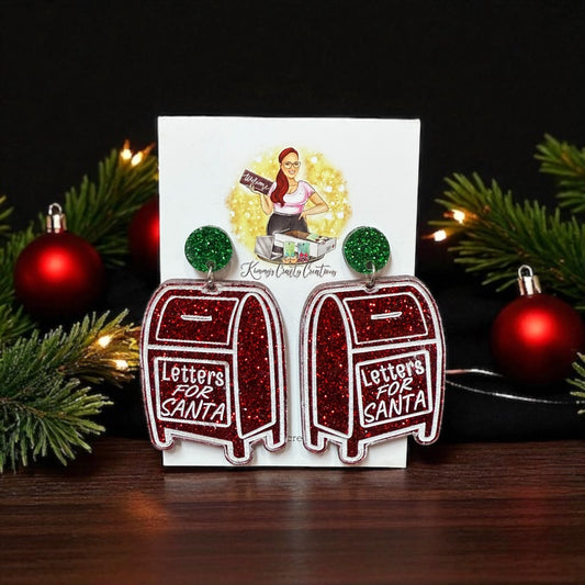"Letters For Santa" Post Earrings
