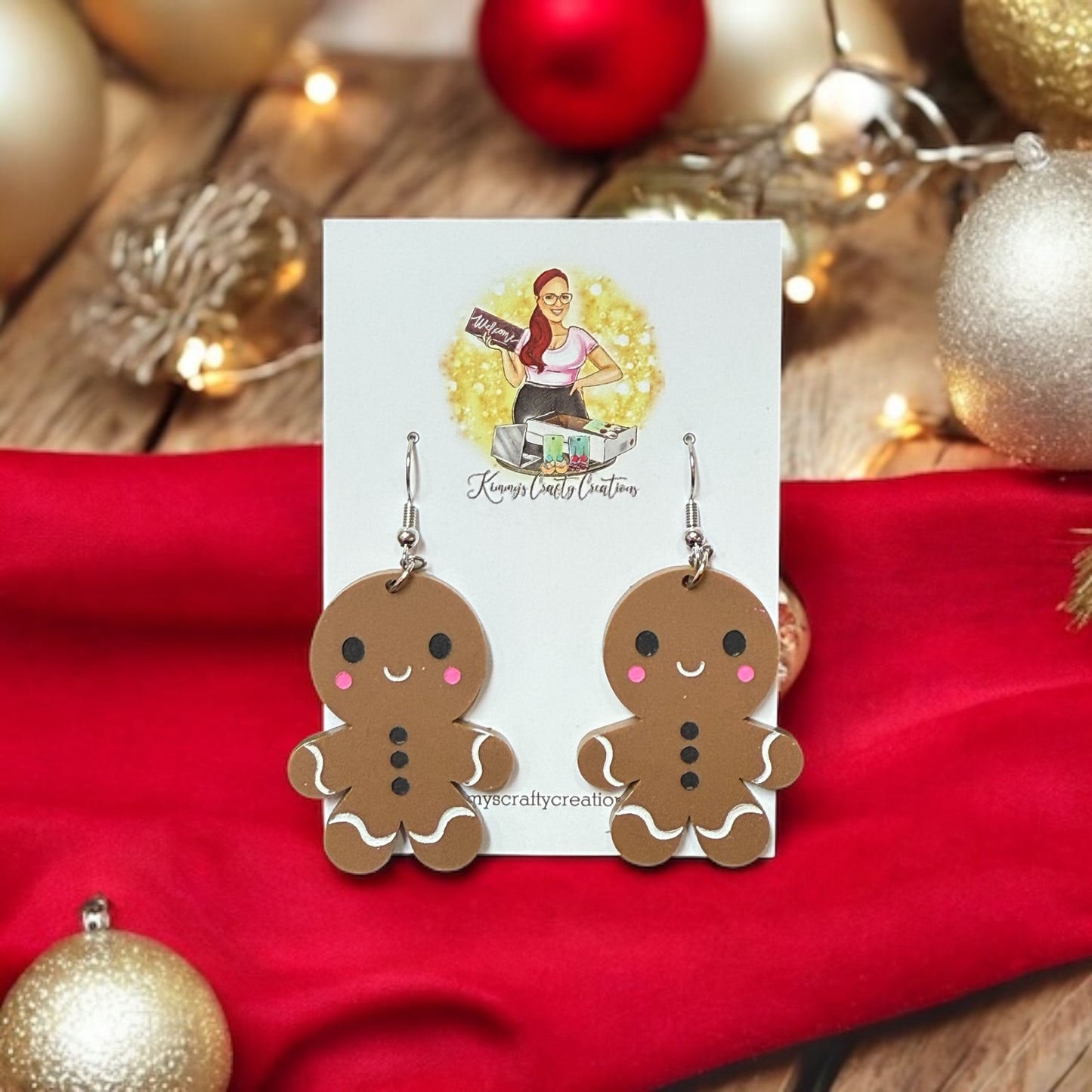 Gingerbread Earrings