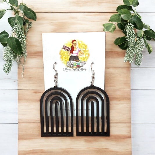 Black Boho Dangles