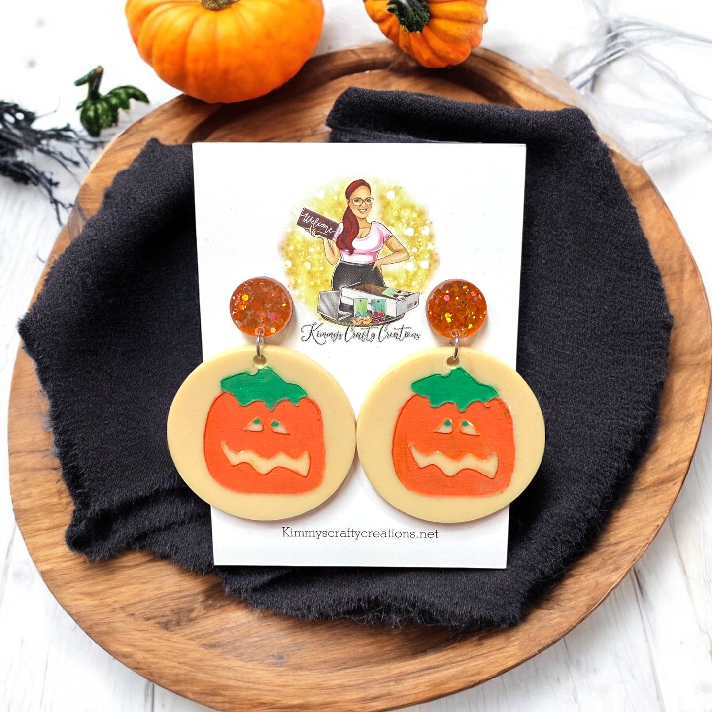 Halloween Cookie Earrings