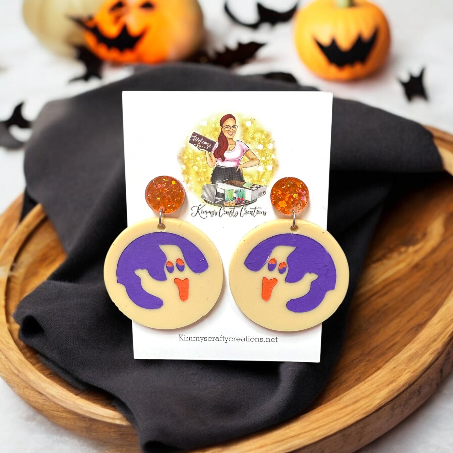 Halloween Cookie Earrings