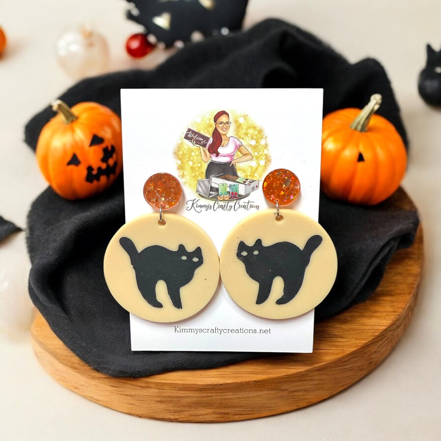 Halloween Cookie Earrings