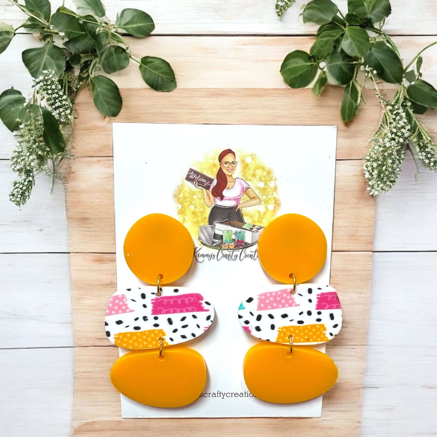 Pebble Stud Dangles