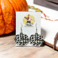 Leopard Pumpkin Earrings
