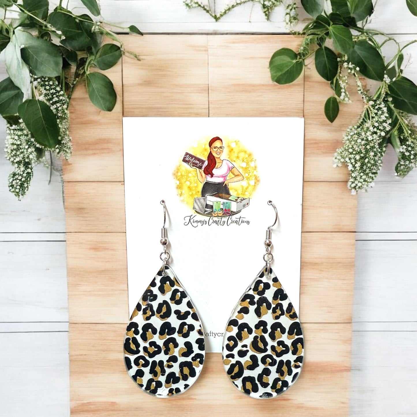 Leopard Print Teardrops