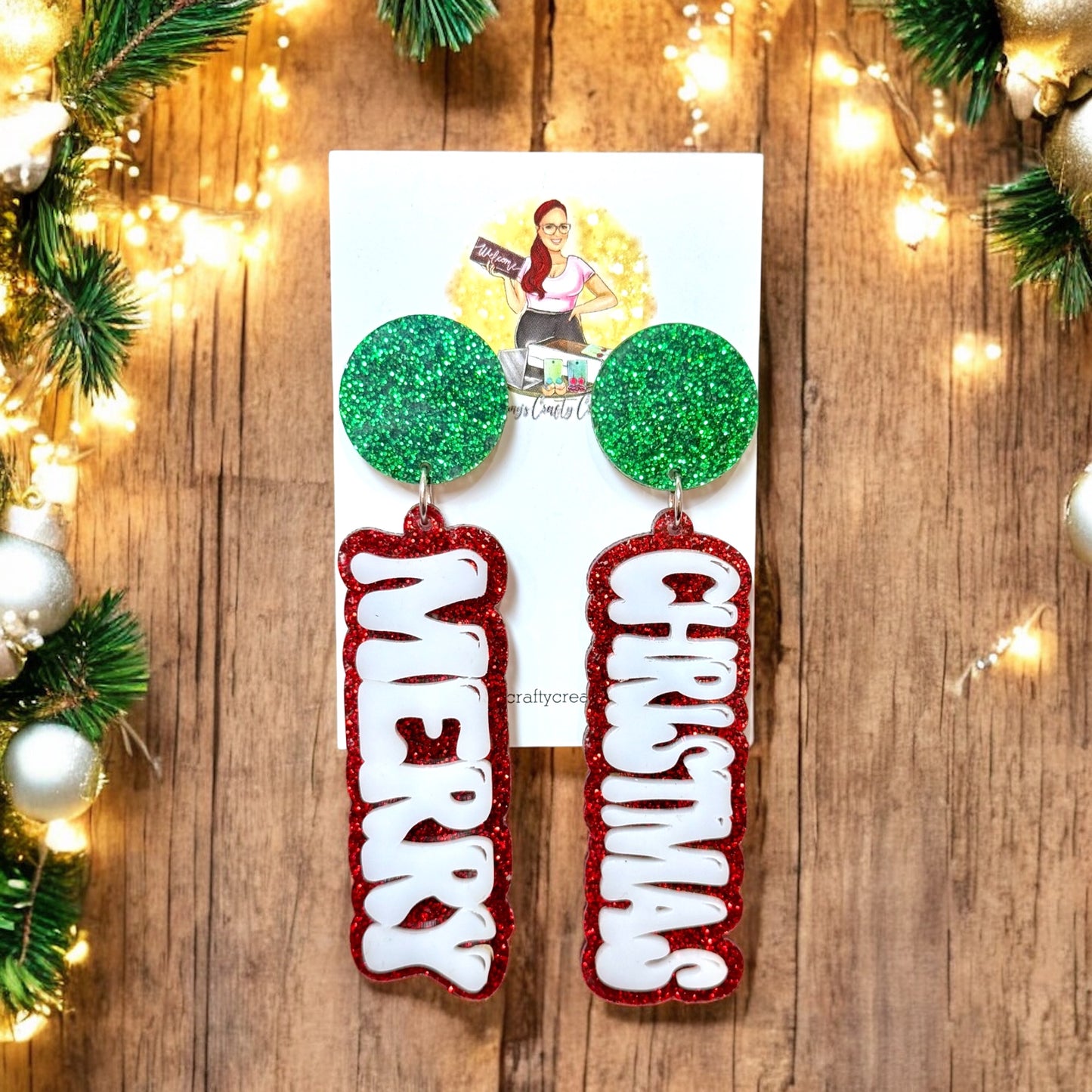 Merry Christmas Earrings
