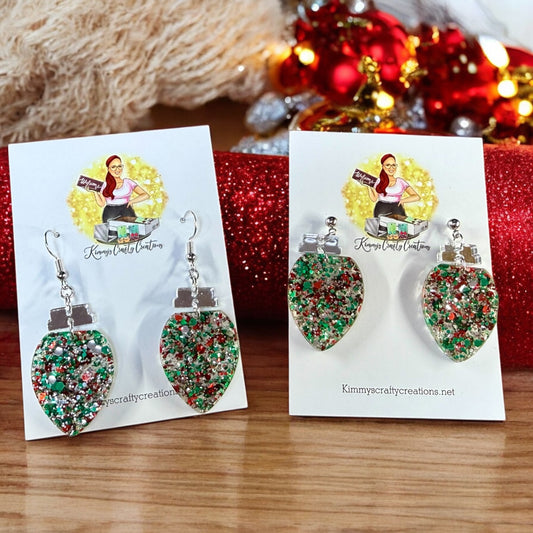 Christmas Bulb Earrings