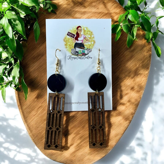 Rectangle Boho Dangles