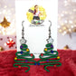 Christmas Spiral Tree Earrings