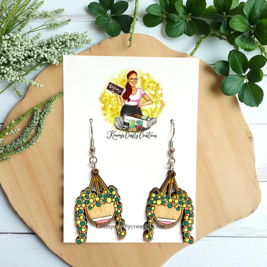 Western Cactus Dangle Earrings – Boho Cowgirl Statement Earrings