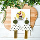 Olive & Polka Dot Statement Earrings – Modern Geometric Dangles