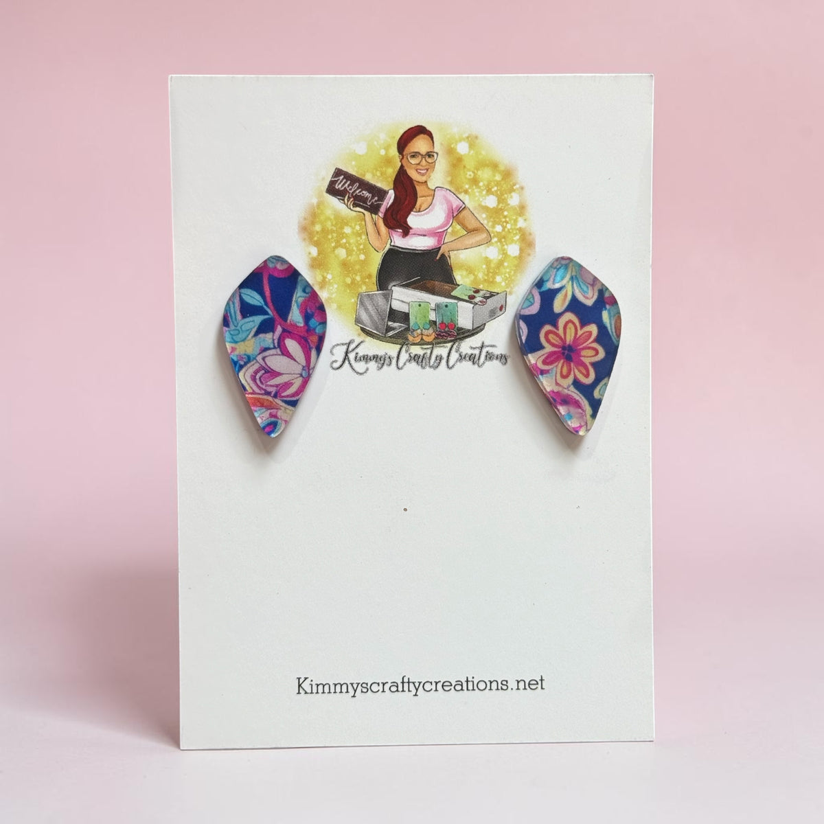 Paisley Print Earrings