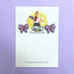 Little Girl Purple Bow Earrings – Sweet & Handcrafted 🎀💜