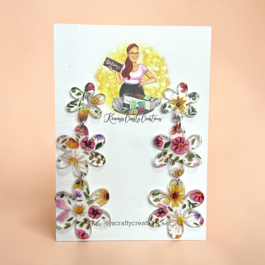 Wildflower Garden Dangle Earrings