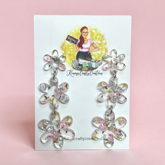 Cherry Blossom Drop Earrings
