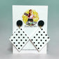 Chic Polka Dot Geometric Earrings