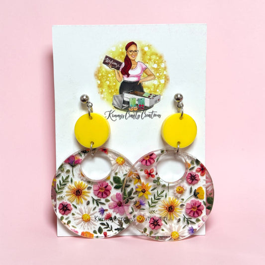 Sunshine Garden Statement Earrings 🌼☀️