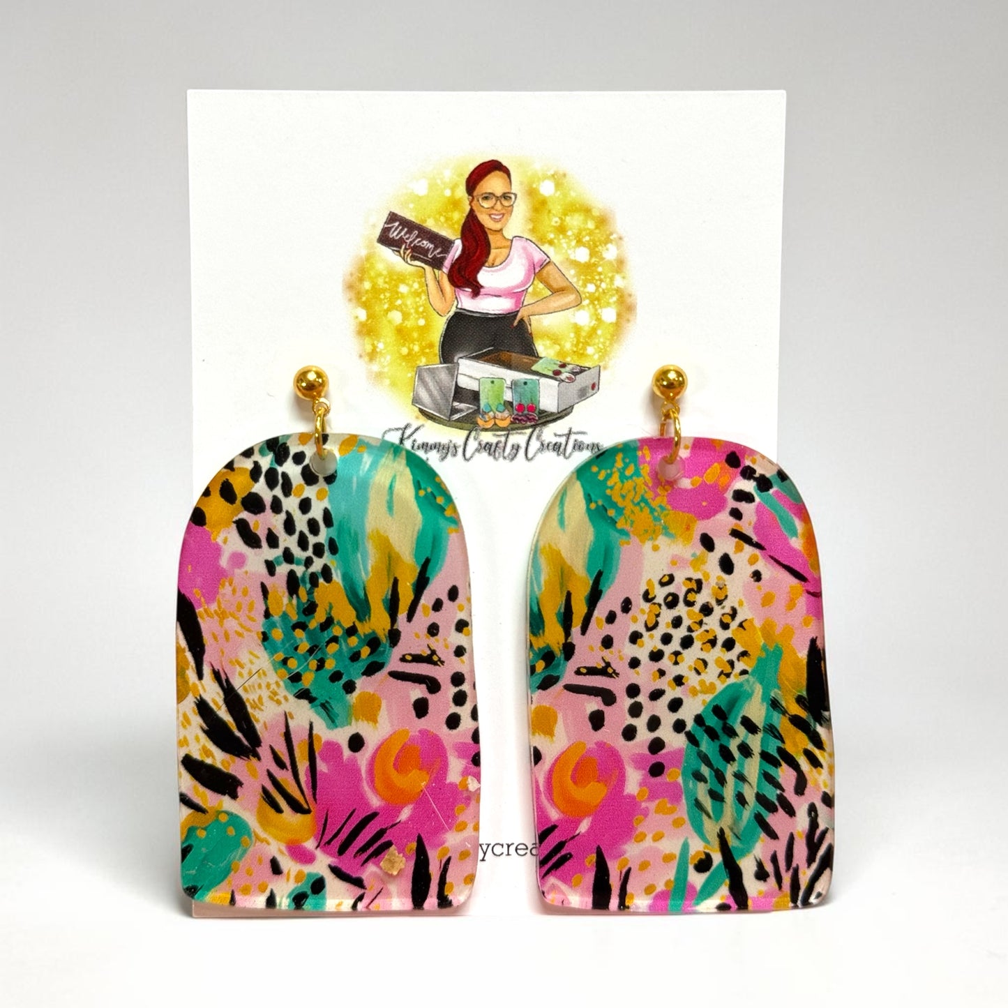 Wild Bloom Collection – Handmade Statement Earrings
