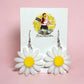 Sunshine Daisy Drop Earrings
