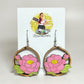 Pink Garden Hoop Drops