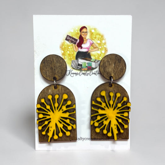 Golden Sunburst Arch Drops