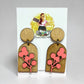 Coral Blossom Arch Drops