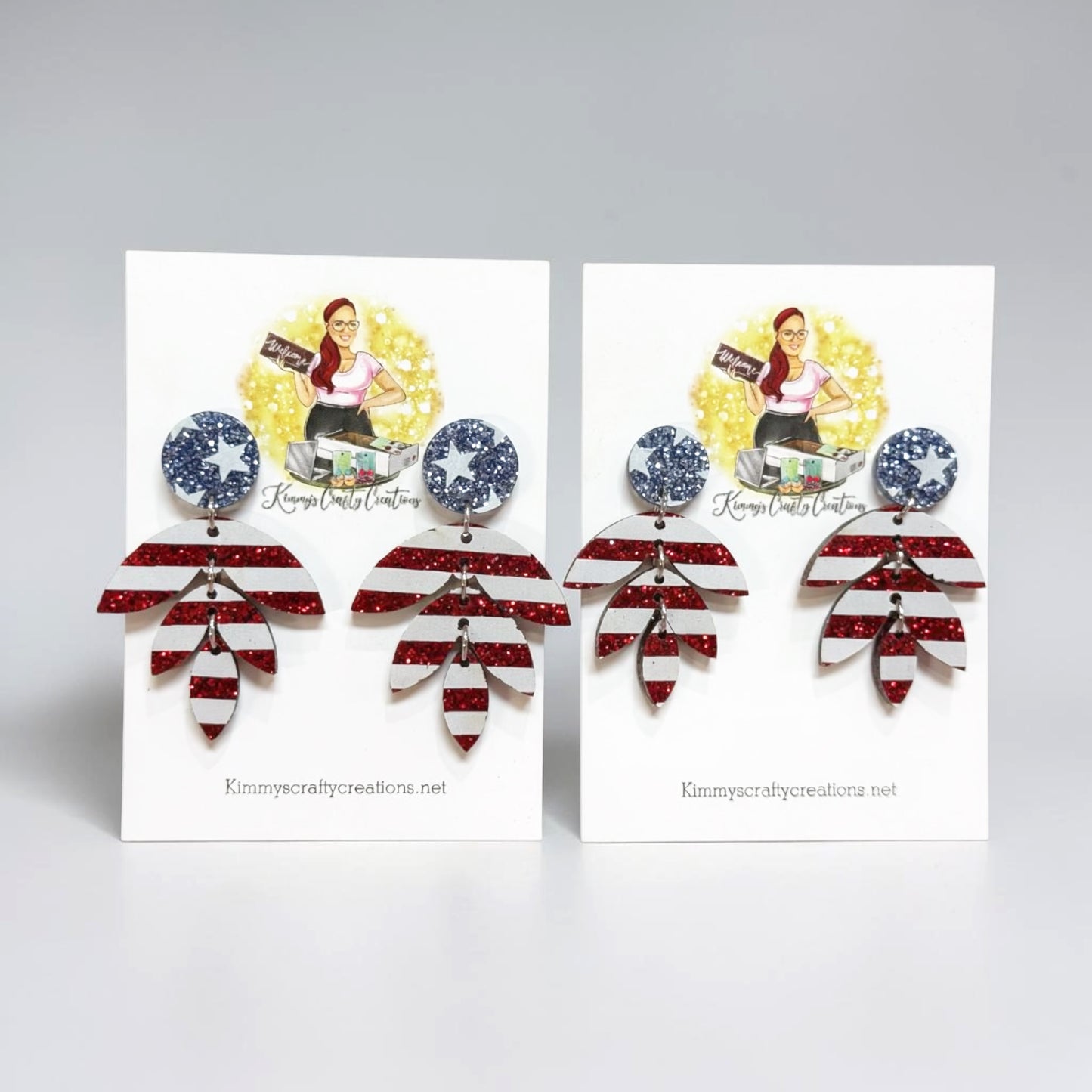 Stars & Stripes Statement Earrings