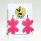 Pink Petal Statement Earrings