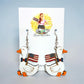 Patriotic Goose Wooden Earrings