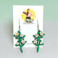 Wildflower Bouquet Wooden Earrings